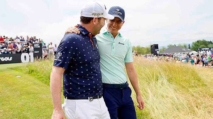 Branden Grace, Carlos Ortiz, LIV Golf Portland